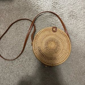 Straw bag